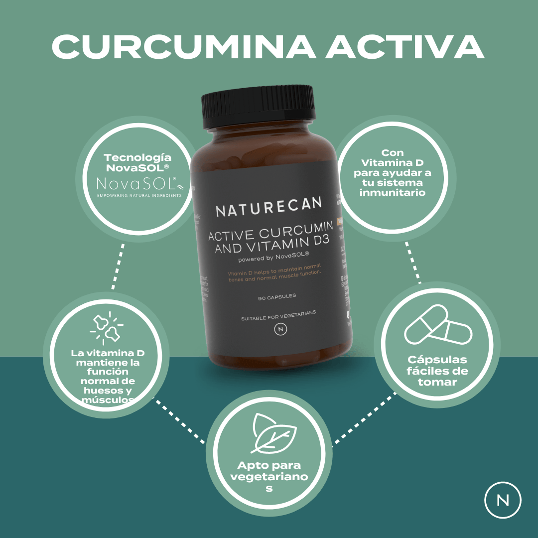 Curcumina activa con vitamina D3